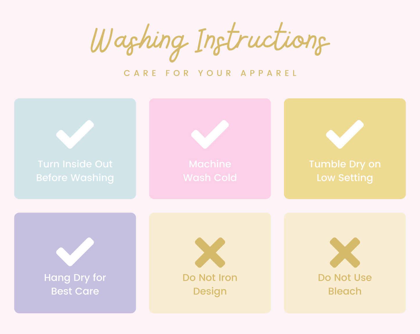 KA3 Care Instructions