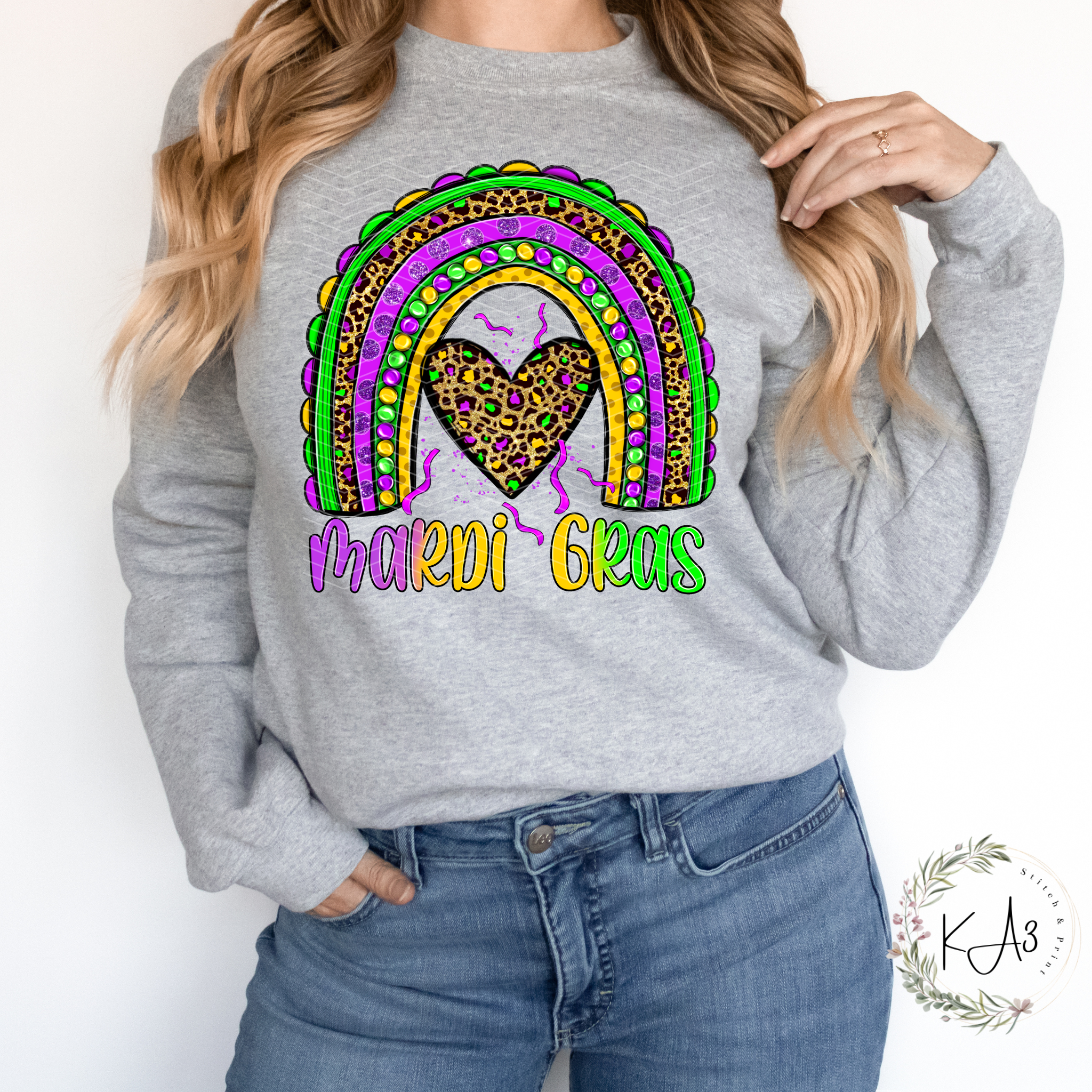 Rainbow Mardi Gras T-Shirt/Sweatshirt