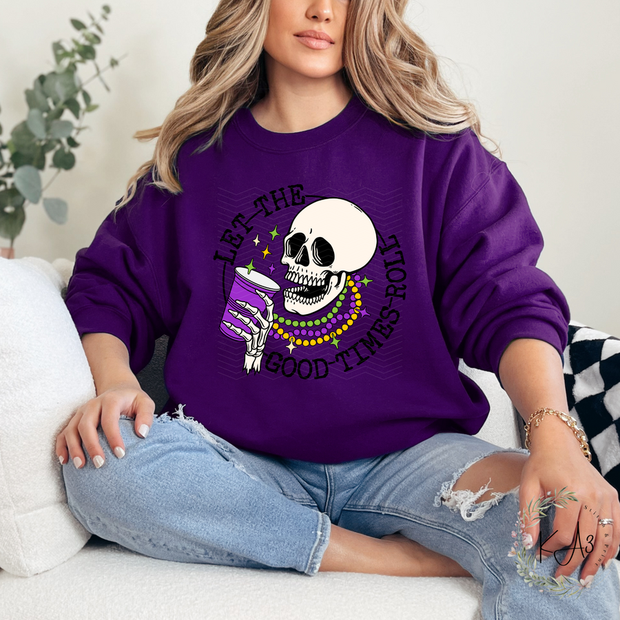 Purple 2024 skeleton shirt