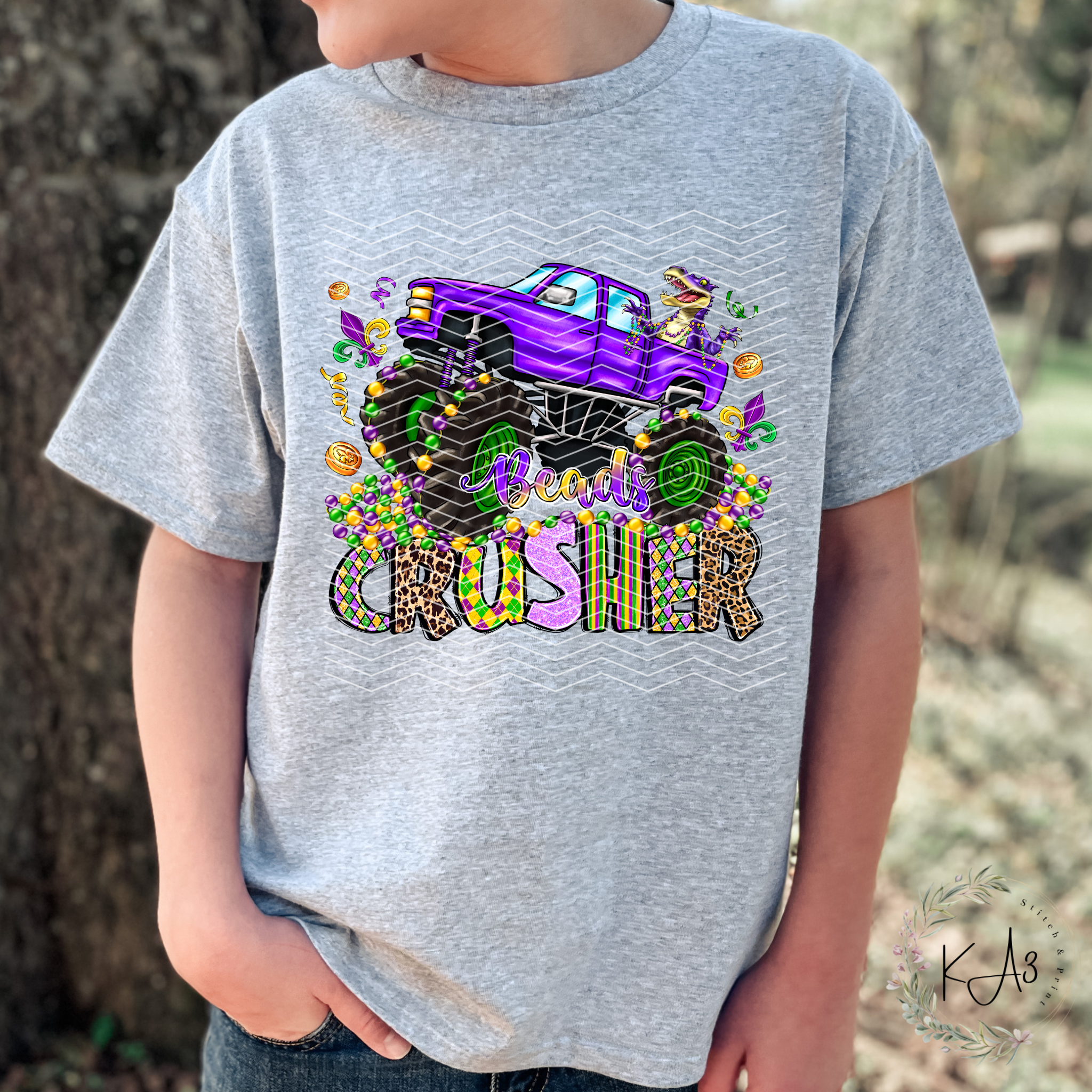 Bead Crusher Mardi Gras T-Shirt/Sweatshirt