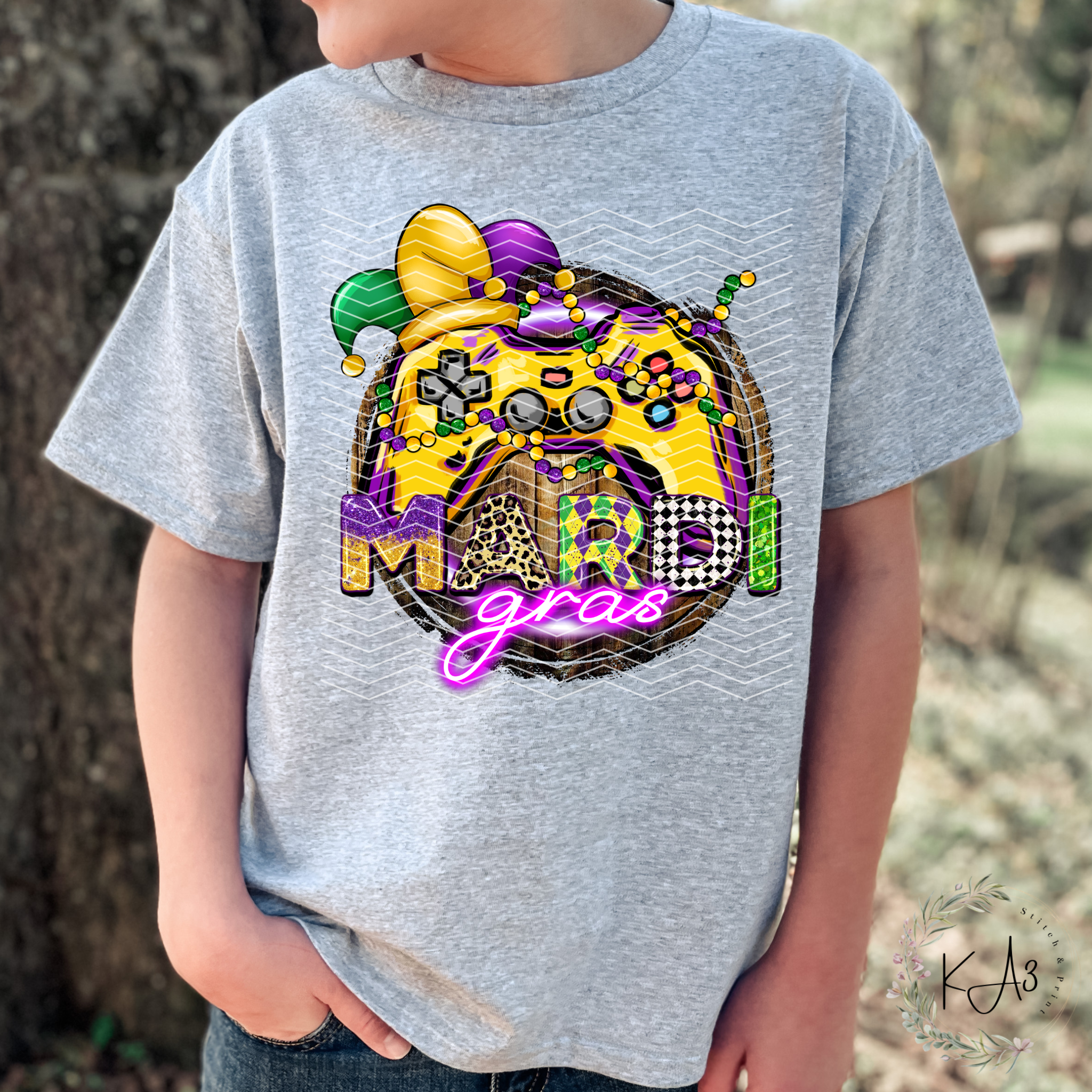 Mardi Gras Gamer T-Shirt/Sweatshirt